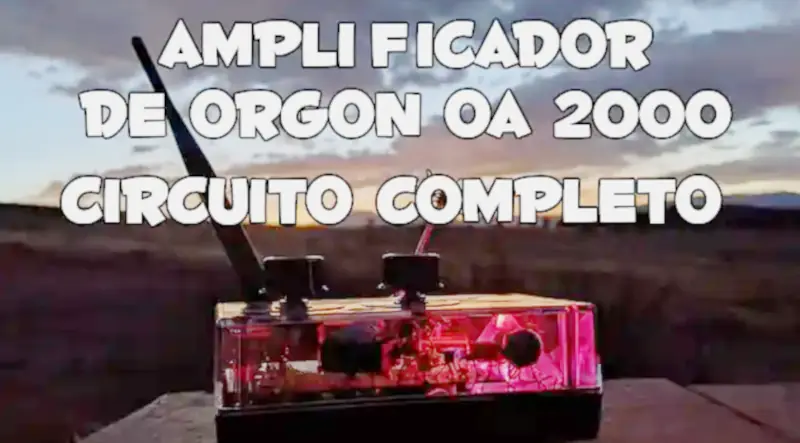 Amplficador de orogn oa2000 1